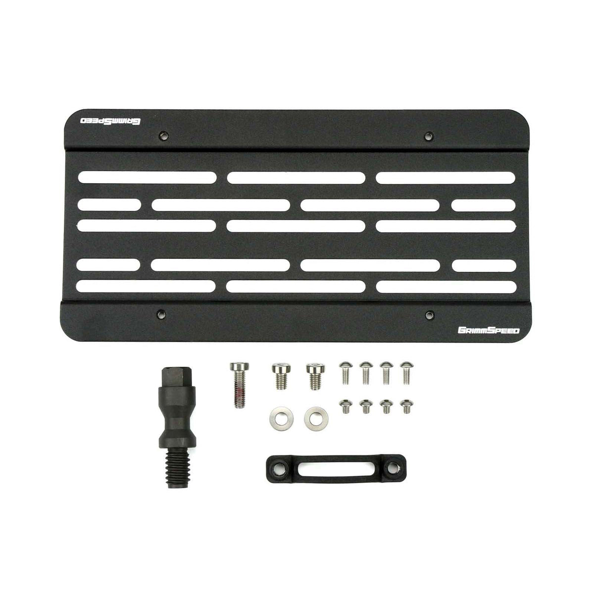 GrimmSpeed License Plate Relocation Kit - Ford Focus RS (LZ) 2016-18 - Image 2