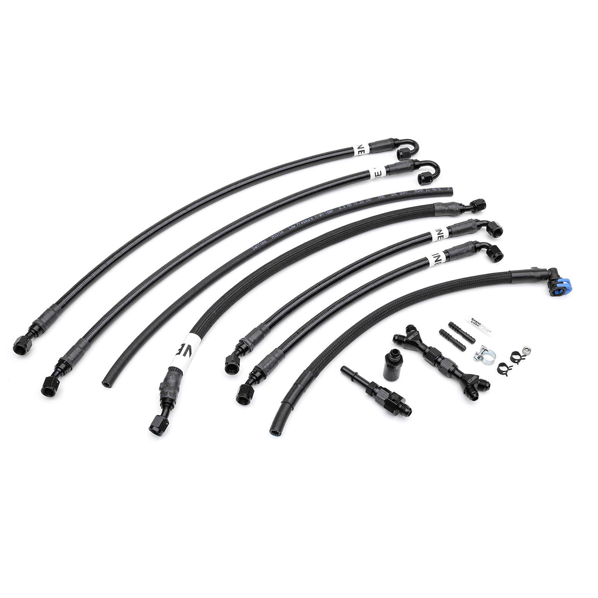 COBB fuel rail line kit – Subaru WRX STI – braided PTFE lines, Y-blocks and fittings