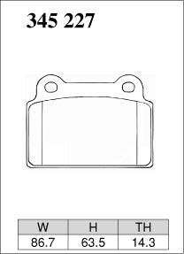 DIXCEL Rear Brake Pads – Mitsubishi Lancer Evolution X (CZ4A)