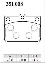 DIXCEL Front Brake Pads - Mazda RX-3 (S102/S124) Pad Shape - Dixcel Brakes Thumbnail
