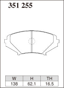 DIXCEL Front Brake Pads – Mazda RX-8 (SE / FE)