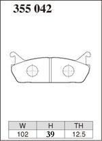 DIXCEL Rear Brake Pads – Mazda MX-5 (NA6C) / 323 (BG) - Dixcel Brakes Thumbnail