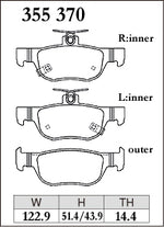 DIXCEL Rear Brake Pads - Mazda 3 (BP) / CX-30 (DM) / MX-30 (DR) Pad Shape - Dixcel Brakes Thumbnail