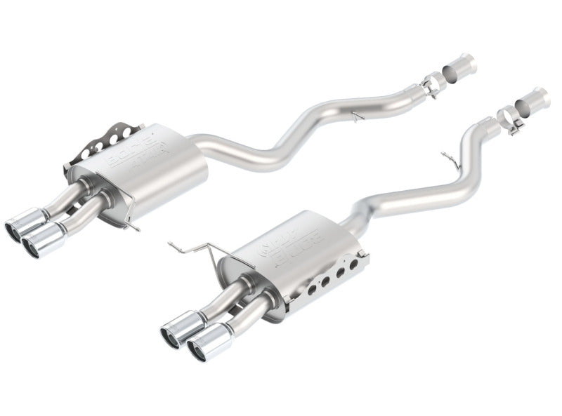 Borla Rear Section Exhaust - BMW M3 Coupe (E92) - ATAK Polished Tips - Borla