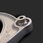 Suspension Secrets wishbone monoball, close-up of the spherical bearing in the wishbone eye - Suspension Secrets Thumbnail