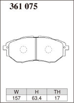 DIXCEL Front Brake Pads – Subaru WRX (VA) / Liberty GT (BL/BP/BM/BR) - Dixcel Brakes Thumbnail