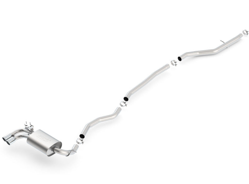 Borla Cat-Back Exhaust - BMW 328i Sedan (F30) - Dual Left Rear Exit - Borla