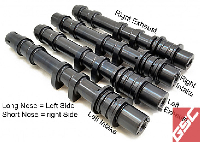 GSC Power-Division Billet S1 Camshafts - Subaru EJ255/EJ257 Intake AVCS (WRX 2.5L 2006-2007 / STI 2004-2007) - 268/266 - Image 2