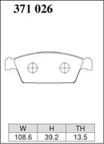 DIXCEL Front Brake Pads - Suzuki Alto / Cervo Mode / Wagon R / Cara / Mazda AZ-1 / Carol Pad Shape - DIXCEL Thumbnail