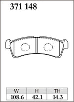 DIXCEL Front Brake Pads - Suzuki Alto (HA36V / HA36S / HA37S / HA97S) Pad Shape - Dixcel Brakes Thumbnail