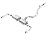 Borla Cat-Back Exhaust - Audi A3 Sedan quattro 2.0 TFSI (8V) - S-Type 3in Split Rear Exit
