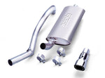 Borla Cat-Back Exhaust - Jeep Wrangler (TJ) - 2.25in Square Angle-Cut Rear Exit - Borla Thumbnail