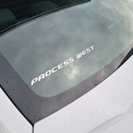 Process West Silver Logo Sticker - Universal - 270mm x 14mm - Image 3 - Process West Thumbnail