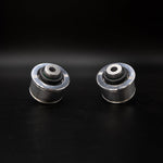 Suspension Secrets solid front control arm bushes, pair on a black background - Suspension Secrets Thumbnail