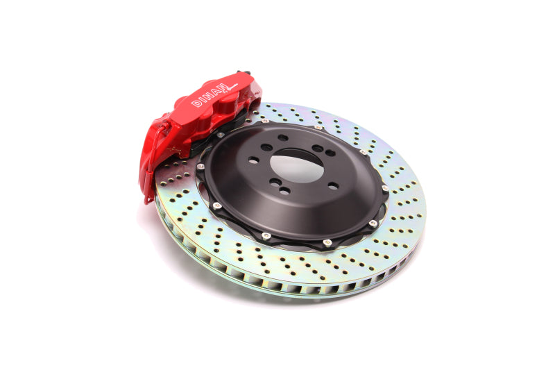 Dinan Brake Set - BMW Z4 M (E85/E86) - Rear - Red Calipers / Drilled Rotors