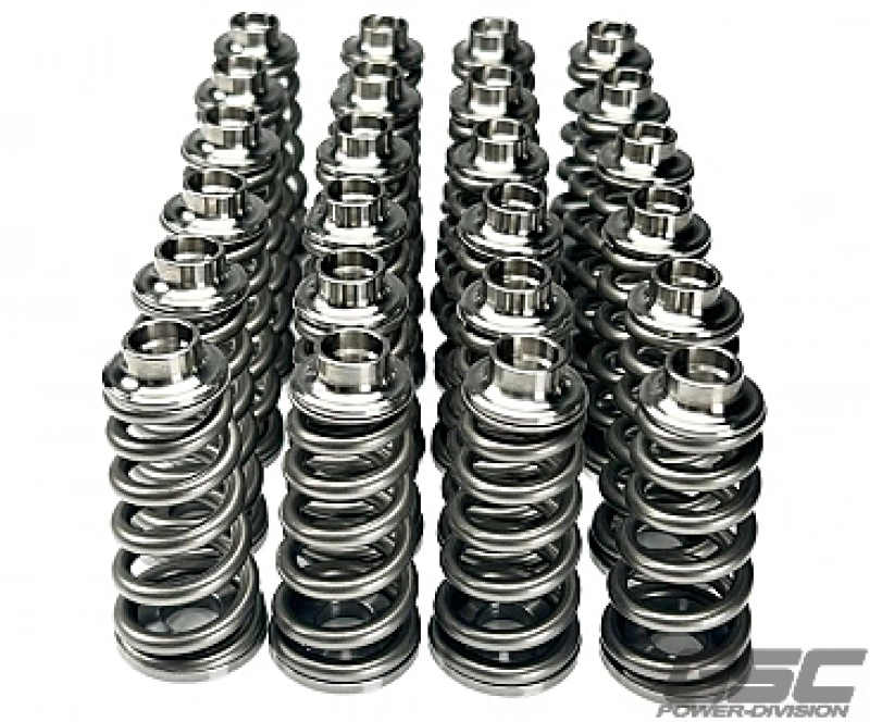 GSC Power-Division Single Conical Valve Spring Kit with Titanium Retainers & Steel Seats - Porsche 991 GT3