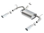 Borla Rear Section Exhaust - Jeep Wrangler / Wrangler Unlimited (JK) - ATAK Square Angle-Cut Exit - Image 2 - Borla Thumbnail