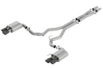 Borla Cat-Back Exhaust - Ford Mustang GT Coupe (S550) - 3in Active Exhaust Quad Tips 2018+ - Image 5 - Borla Thumbnail