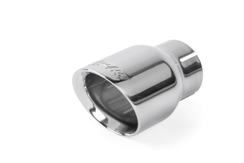 APR Double-Walled Slash-Cut Exhaust Tips - Universal - 3.5in Polished Silver - Image 2