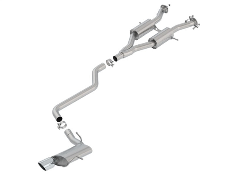Borla Cat-Back Exhaust - Jeep Grand Cherokee V6 (WK2) - 2.5in S-Type - Image 2