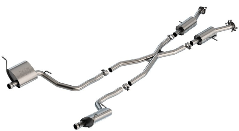 Borla Cat-Back Exhaust - Jeep Grand Cherokee Summit / High Altitude V6 (WK2) - 2.25in S-Type - Image 2