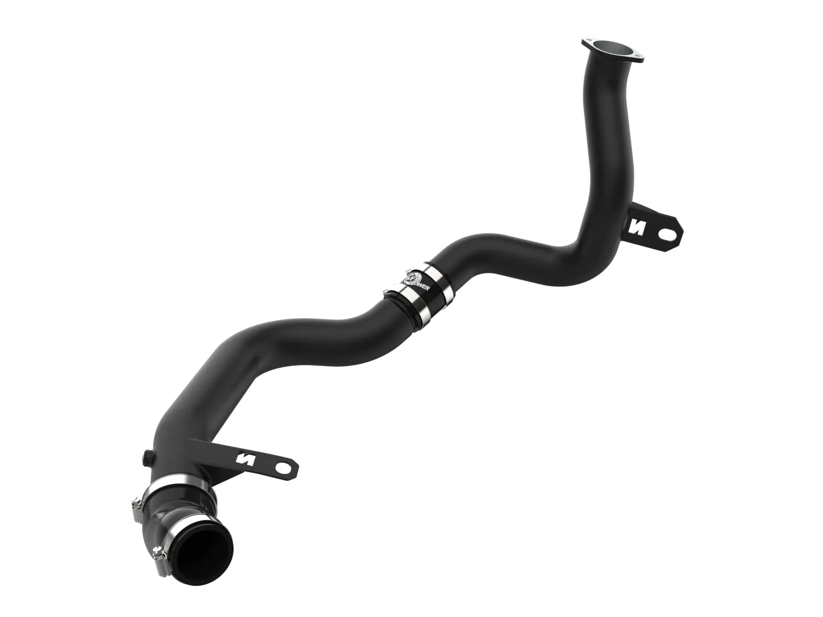 aFe BladeRunner Aluminum Hot Charge Pipe (2-1/4” to 2-1/2”) – Hyundai Kona N – Black