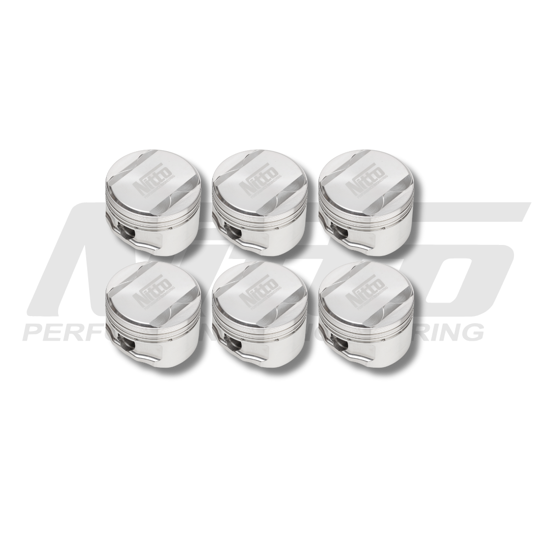 Nitto RB30 DOHC forged pistons, set of six