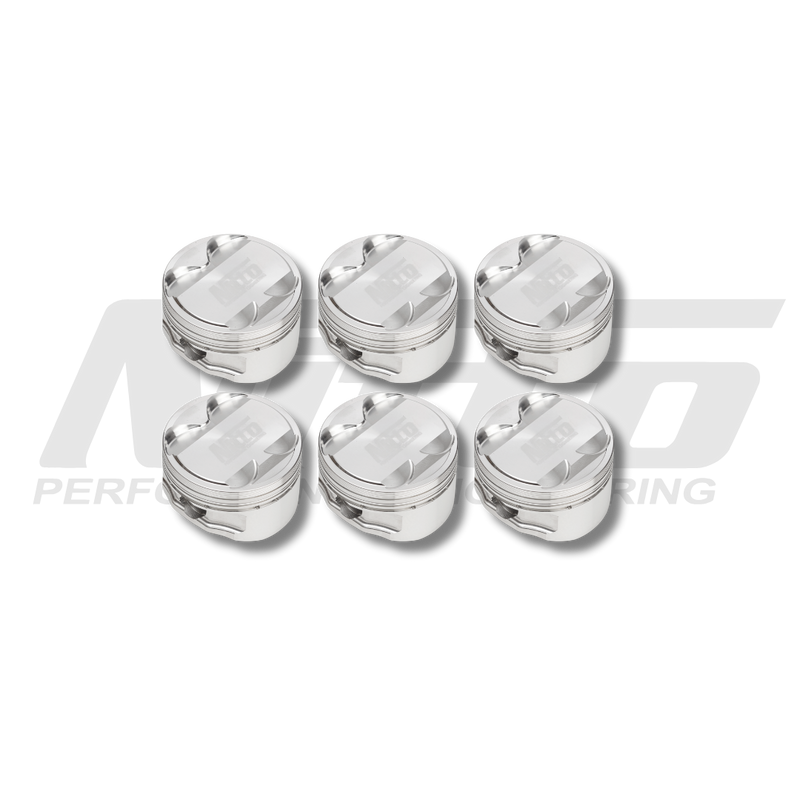 Nitto RB25 NEO 2.8L stroker forged pistons – set of six - Nitto