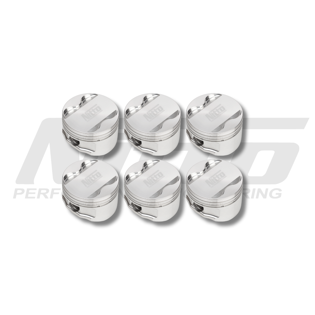 Nitto RB30 forged pistons for RB25 NEO head, set of six