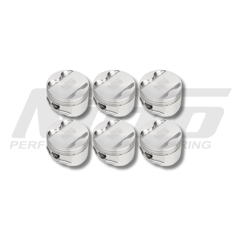 Nitto RB30 forged pistons for RB25 NEO head, set of six - Nitto