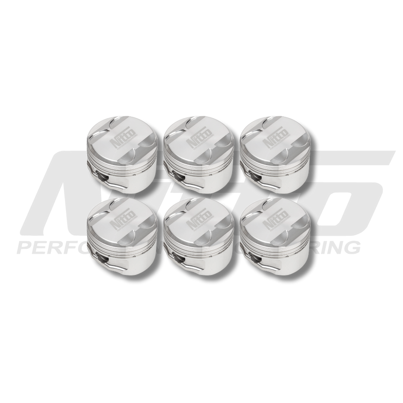 Nitto RB26 forged pistons – set of six with domed crowns - Nitto