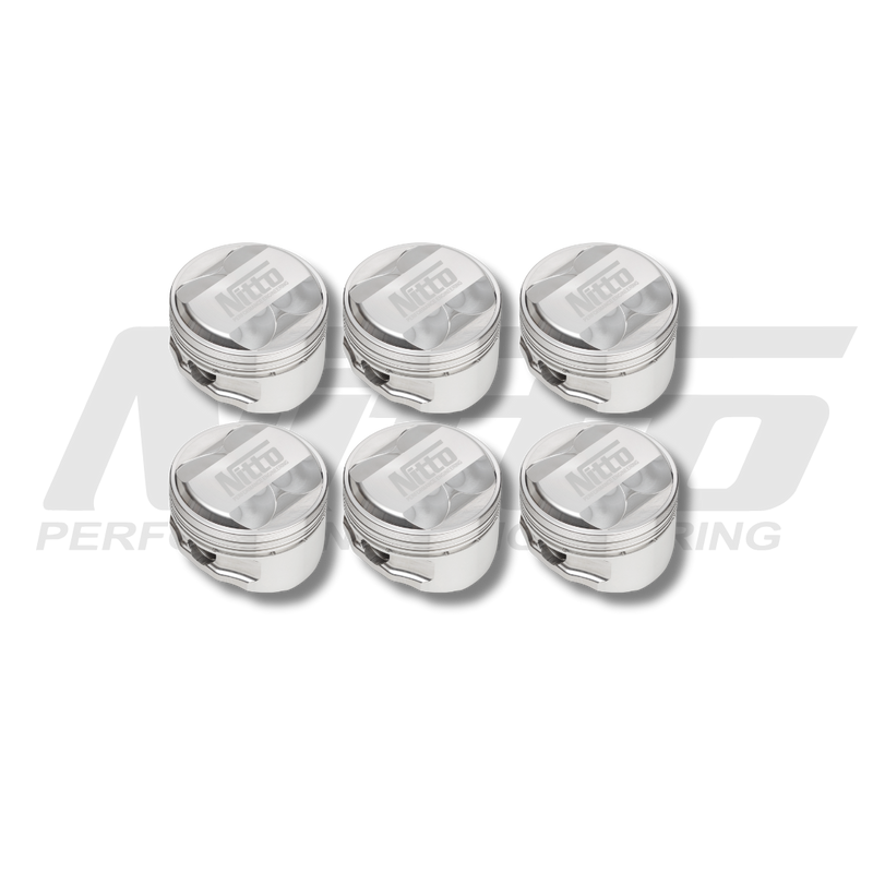 Nitto RB26 stroker forged pistons – set of six - Nitto