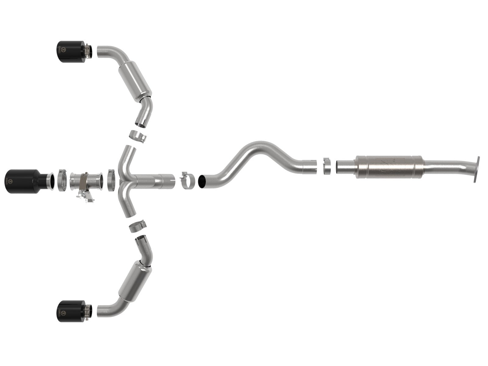 AFE Gemini XV Dual 2.5" Cat Back Exhaust – Toyota GR Corolla (2023+) - Chicane Australia