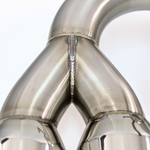 KORSH cat-back Y-split with TIG-welded seam – close-up - KORSH Thumbnail