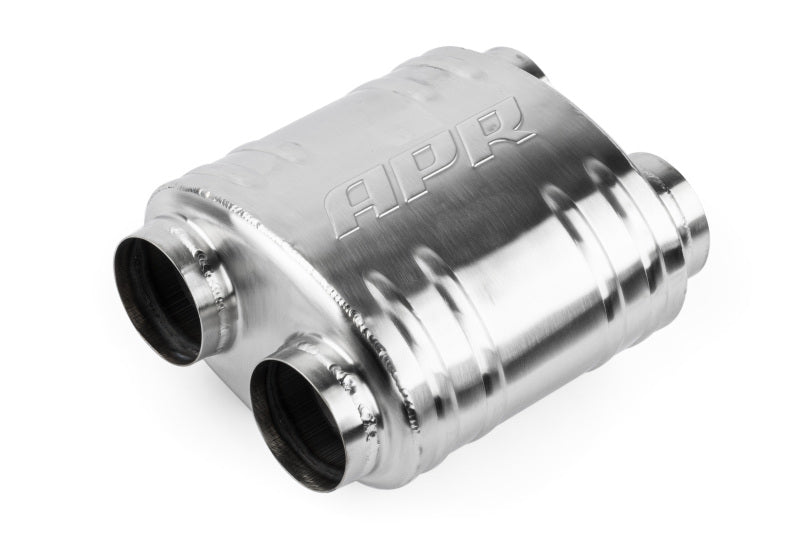 APR Premium Sound Absorption Muffler - Universal - Dual 70mm Oval 217x134x210mm - APR