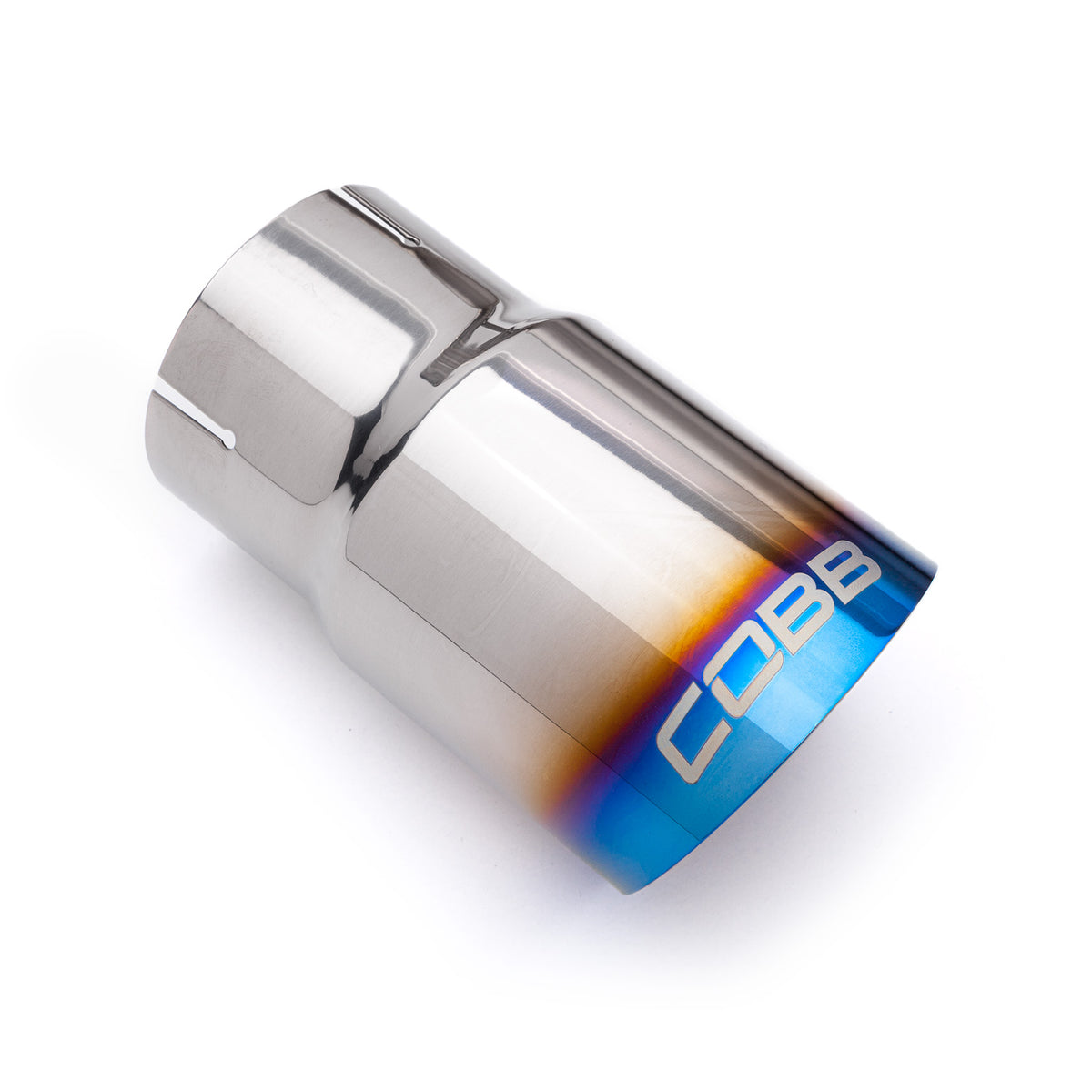COBB blued titanium exhaust tip – Subaru Impreza WRX/STI GD – blued tip with COBB logo