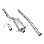COBB titanium cat-back exhaust – Subaru Impreza WRX/STI GD – pipes, muffler, tip and clamps laid out - Cobb Tuning Thumbnail