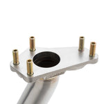 COBB stainless up pipe – Subaru WRX and STI – turbo flange with studs, close-up - Cobb Tuning Thumbnail