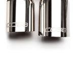 COBB stainless cat-back exhaust – Subaru Impreza WRX/STI hatch – pair of polished tips with etched COBB logo - Cobb Tuning Thumbnail