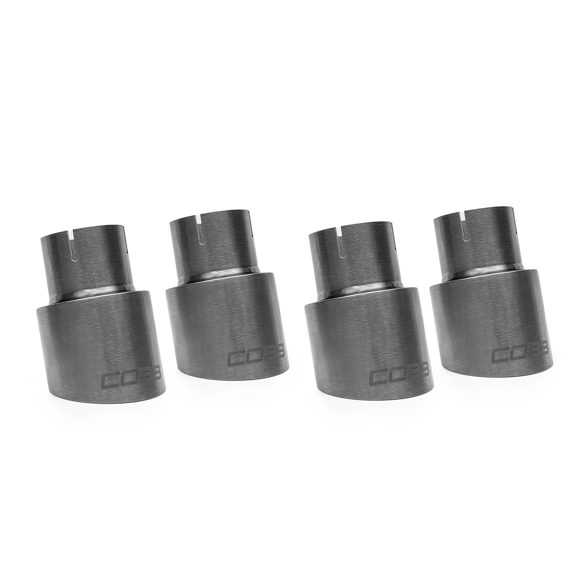 COBB brushed titanium exhaust tip kit – four brushed tips