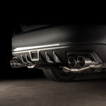 COBB brushed titanium exhaust tip kit – Subaru WRX – quad tips on a grey Subaru rear - Cobb Tuning Thumbnail