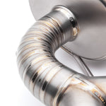 COBB titanium cat-back exhaust – Subaru WRX STI hatch – titanium pipe bend and welds close-up - Cobb Tuning Thumbnail