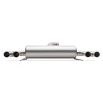 COBB titanium cat-back exhaust – Subaru WRX STI hatch – suitcase muffler, rear view - Cobb Tuning Thumbnail