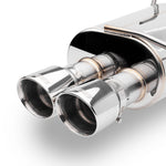 COBB stainless cat-back exhaust – Subaru WRX/STI sedan – polished dual tips close-up - Cobb Tuning Thumbnail