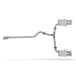 COBB stainless cat-back exhaust – Subaru WRX/STI sedan – assembled system, top view - Cobb Tuning Thumbnail