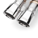 COBB stainless cat-back exhaust – Subaru WRX VB – COBB-etched tip ends close-up - Cobb Tuning Thumbnail