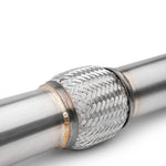 COBB stainless cat-back exhaust – Subaru WRX VB – braided flex joint close-up - Cobb Tuning Thumbnail