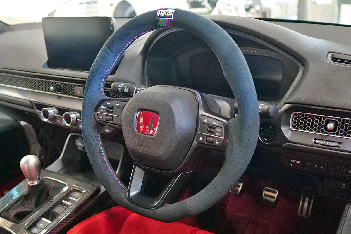 HKS Type-S Replacement Steering Wheel – Honda Civic Type R (FL5) – UltraSuede® / Perforated Grip