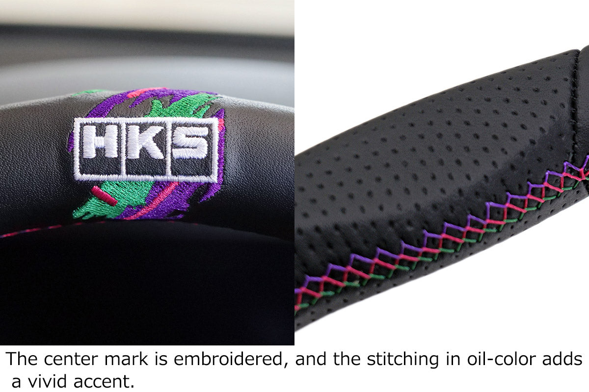 HKS Replacement Steering Wheel – Honda Civic Type R (FL5) – Leather / Perforated Grip