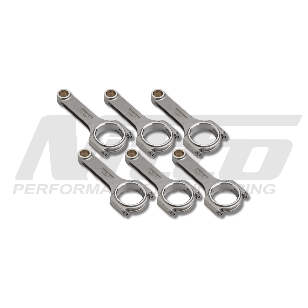 Nitto Ford Barra 4.0L H-beam connecting rods, set of six